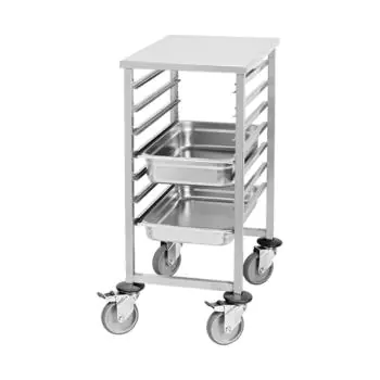 Regaalwagen - H 90 x 45.5 x 63.5 CM - 16 KG - RVS - 921065