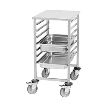 Regaalwagen - H 90 x 52.5 x 70 CM - 15.6 KG - RVS - 921067