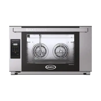 Heteluchtoven Go - H 49.1 x 80 x 81.1 CM - 57 KG - 380 - 415 - Zonder - Stekker V - 6900 W - RVS - +30°C / +260°C - Unox - 596193