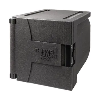 Thermobox - 1/1 GN - 69 Liter - H 49 x 66 x 45 CM - Polypropyleen - Zwart - Thermo Future Box - 235051