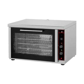 Heteluchtoven - H 58.5 x 88.5 x 67 CM - 20 KG - 380 - 415 - Zonder - Stekker V - 5200 W - RVS - +100°C / +300°C - Caterchef - 680018