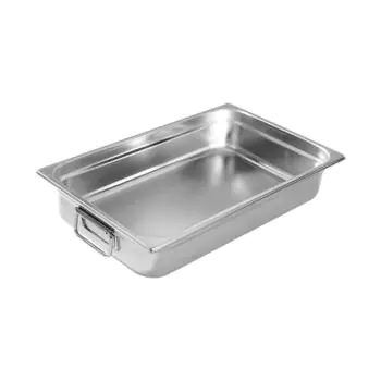 Braadslede - 1/1 GN - 14.2 Liter - H 10 x 53 x 32.5 CM - RVS - Pujadas - 720168