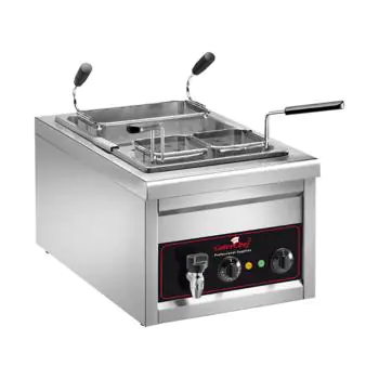 Pasta-Kookapparaat - H 34 x 40 x 70 CM - 11.2 KG - 220 - 240 V - 3500 W - RVS - 18 Liter - +30°C / +120°C - Caterchef - 508125