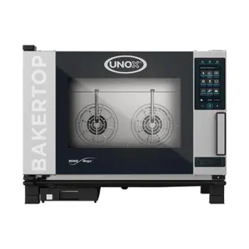 Bakertop Mindplus - H 67.5 x 86 x 96.7 CM - 95 KG - 380 - 415 - Zonder - Stekker V - 10600 W - RVS - +30°C / +260°C - Unox - 596424