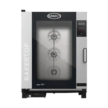 Bakertop Mindone - H 116.3 x 86 x 96.7 CM - 136 KG - 380 - 415 - Zonder - Stekker V - 21000 W - RVS - +30°C / +260°C - Unox - 596440