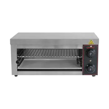 Salamander - H 28 x 61 x 31 CM - 16.5 KG - 220 - 240 V - 2000 W - RVS - +50°C / +300°C - Caterchef - 688003