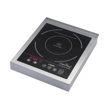 Kooktoestel - H 7.5 x 33.8 x 42.2 CM - 4.8 KG - 220 - 240 V - 2700 W - RVS - +60°C / +240°C - Inductie - Caterchef - 688064