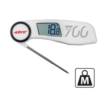 Kern-Temperatuurmeter - H 1.5 x 3.3 CM - 0.041 KG - 11.8 CM - Acrylonitril-Butadieen-Styreen (Abs) - -30°C / +220°C - Ebro - 926010