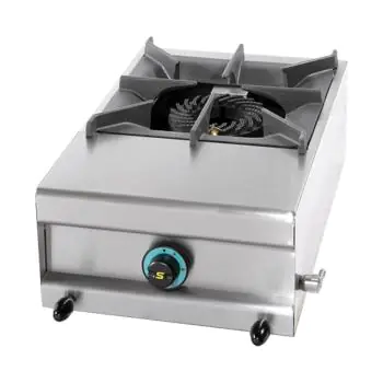Kooktoestel - H 25 x 39 x 60 CM - 13 KG - Propaangas - 7.5 CM - RVS - Gas - Mach - 321211