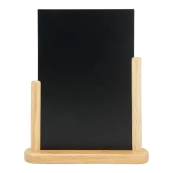 Tafelkrijtbord Elegant - A4 - Beukenhout - Zwart - Securit