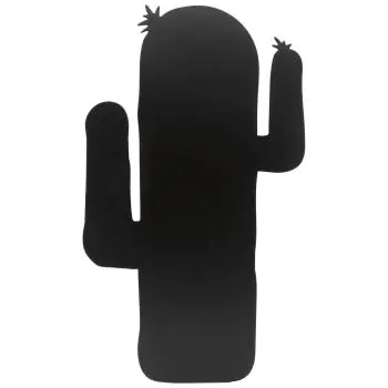 Muurkrijtbord Silhouette - Cactus - Zwart - B 30 x D 50 CM - Securit