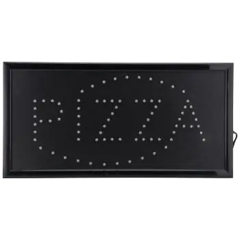 Led-Display - Pizza - 2 Kleuren - 220V - Securit