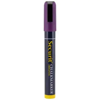 Krijtstift - 2 Stuks - Gebeitelde Punt - Paars - 2-6 MM - Securit