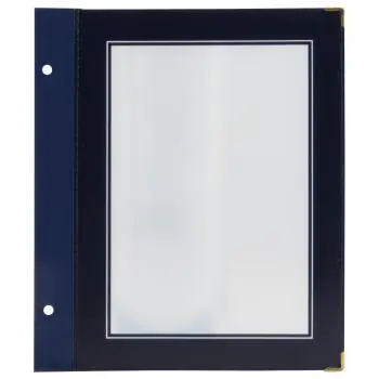 Menukaart - 5 Stuks - A5 - Blauw - Hout/Polypropyleen - Securit