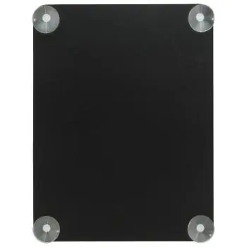 Raam Krijtbord - Dubbelzijdig - Zwart - H 35.6 x B 27.1 CM - Securit