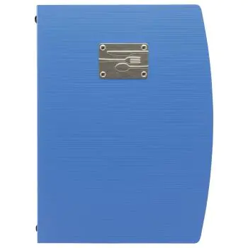 Menukaart Rio - A4 - Bestek - Design - Blauw - Polypropyleen - Securit