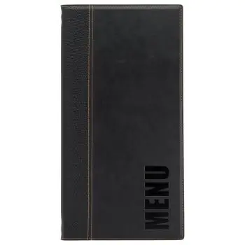 Menukaart Trendy - A45 - Zwart - Polyurethaan/Kunstleder - Securit