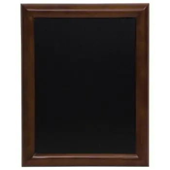 Muurkrijtbord - Incl. Bevestigingsschroeven - B 50 CM - Zwart - Securit