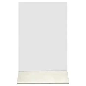 Poster Frame - A6 - RVS Voet - Transparant - Acryl - H 17.3 x B 10.5 CM - Securit