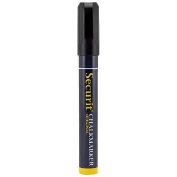 Krijtstift - 2 Stuks - Gebeitelde Punt - Zwart - 2-6 MM - Securit
