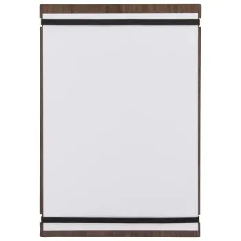 Menukaart Plank - A4 - Elastiek - Walnoot - Hout - Securit