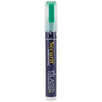 Krijtstift - Gebeitelde Punt - Watervast - Groen - 2-6 MM - Securit