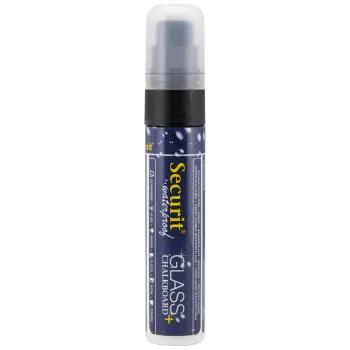 Krijtstift - Blokpunt - Watervast - Zwart - 7-15 MM - Securit