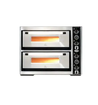 Pizzaoven - Elektrisch - 8 x Ø34 CM - H 76 x 97 x 80 CM - 10000W - 400V - GMG - PF7070DE-T