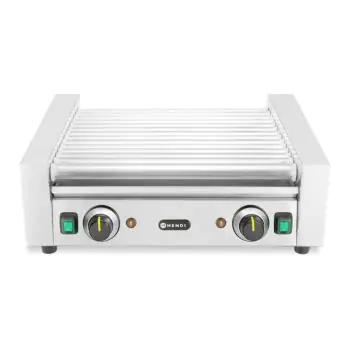 Worstenroller Grill - 2 Zones - 14 Rollers - 230V - 1230W - Hendi