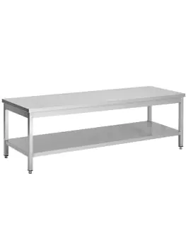 RVS Woktafel - Met Onderschap - G-Line