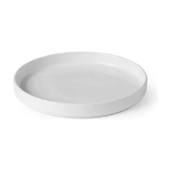 Bord Oslo - Hoge Rand - Ø20 CM - Wit - Hendi