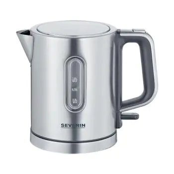 Waterkoker - H 19 x 23 x 14 CM - 0.962 KG - 220 - 240 V - 2400 W - RVS - 1 Liter - Severin - 910002