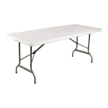 Bolero - Rechthoekige Middenvouwtafel 1836x760x38mm - Wit