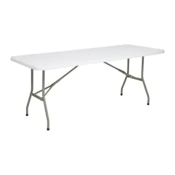 Bolero - Opvouwbare Rechthoekige Tafel 1821x751x738mm - Wit