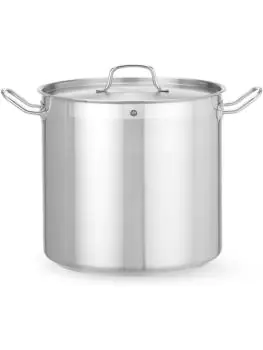Kookpan - Hoog - Deksel - Ø32 cm - 24 liter - Hendi - Profi Line - 832608