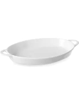 Ovenschaal - 3 stuks - 27 X 18 CM - Wit - Porselein - Hendi - 784020
