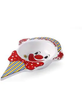 IJskommetje clown - 6 stuks - Wit - Porselein - Hendi - 786239
