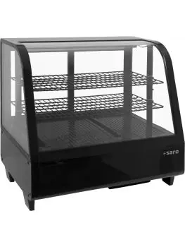 Opzetkoelvitrine - Digitale Temperatuurregeling - Zwart - Kunststof - 100 Liter - 230V - H 67.5 x B 68.2 x D 45.5 CM - Saro - 330-1030