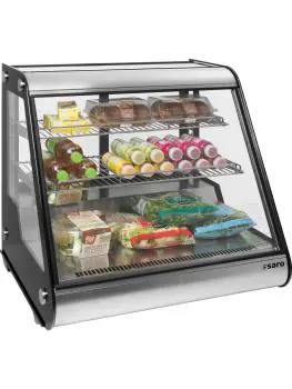 Opzetkoelvitrine - Digitale Temperatuurregeling - RVS - 130 Liter - 230V - H 68 x B 70 x D 58 CM - Saro - 330-1032