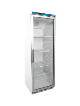 Koelkast - 361 Liter - 1-Deurs - Glazen Deur - Geventileerd - Wit - Saro