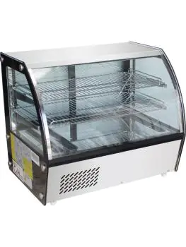 Opzetkoelvitrine - Digitale Temperatuurregeling - RVS - 115 Liter - 230V - H 67 x B 69.5 x D 58 CM - Saro - 323-3185
