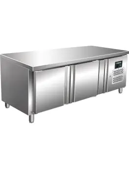 Koelwerkbank - Digitale Temperatuurregeling - RVS - 214 Liter - 230V - H 65 x B 136 x D 70 CM - Saro - 323-3110