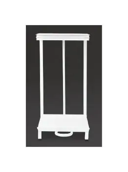 Vuilniszakhouder - H 88 x 43 x 33 CM - Staal - Jantex - L548