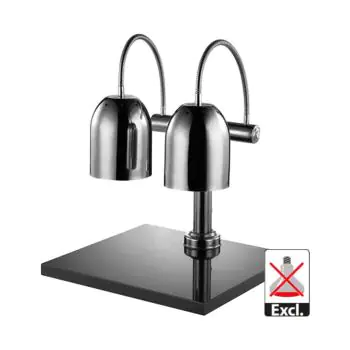 Warmhoudlamp - H 65 x 50 x 45 CM - 17.9 KG - Ø15.6 CM - 220 - 240 V - RVS - Chroom - Caterchef - 688262