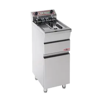 Friteuse - H 90 x 31 x 58 CM - 20 KG - 220 - 240 - Zonder - Stekker V - 3450 W - RVS - 9 Liter - Elektrisch - Stilfer - 527109
