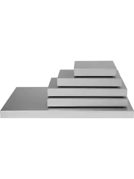 Serveerplaat - Gekoeld - Aluminium - H 3.6 x B 32.5 x D 17.6 CM - Saro - 405-1010