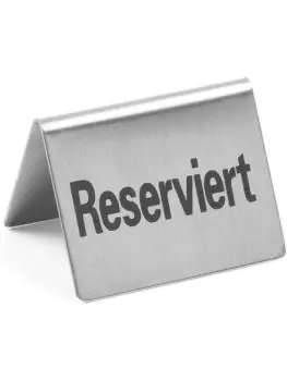 Tafelstandaard - Reserviert - 5,2 cm - Set van 4 - Hendi - 663707