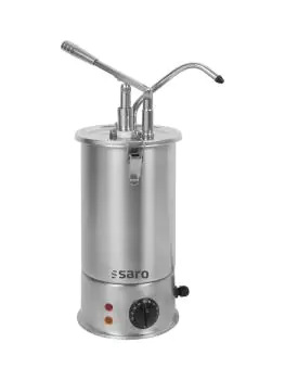 Sausdispenser - Verwarmd - RVS - 3 Liter - 230V - H 50 x B 18 x D 18 CM - Saro - 421-1025