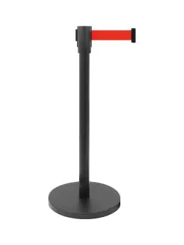 Afzetpaal - Riem - Rood - B 180 CM - Saro - 399-1005