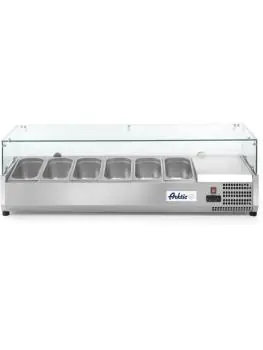 Opzetkoelvitrine - 6 X GN 1/3 - Hendi - 232972